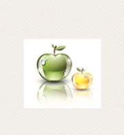 Rosh Hashanah Green & Yellow Glass Apples - Guest / Cocktail Napkins (Copy)