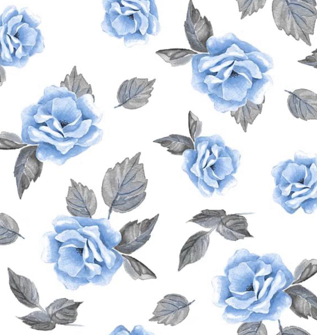 Blue Rose Placemat