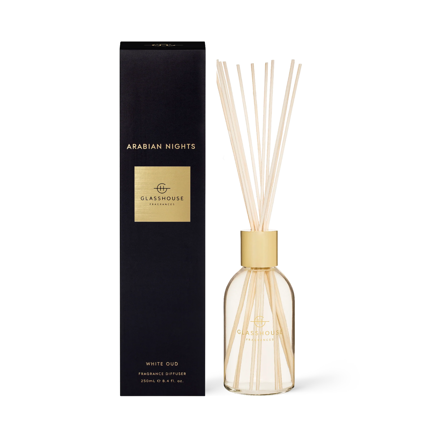 Glasshouse ARABIAN NIGHTS WHITE OUD 8.4 fl oz. Fragrance Diffuser