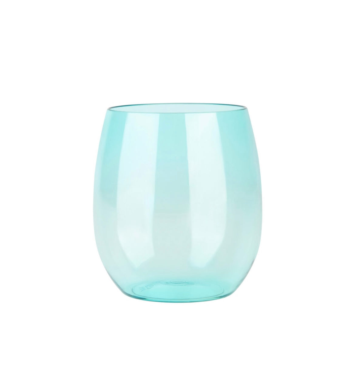Stemless Goblets 12 oz ColoredTransparent 6 Count