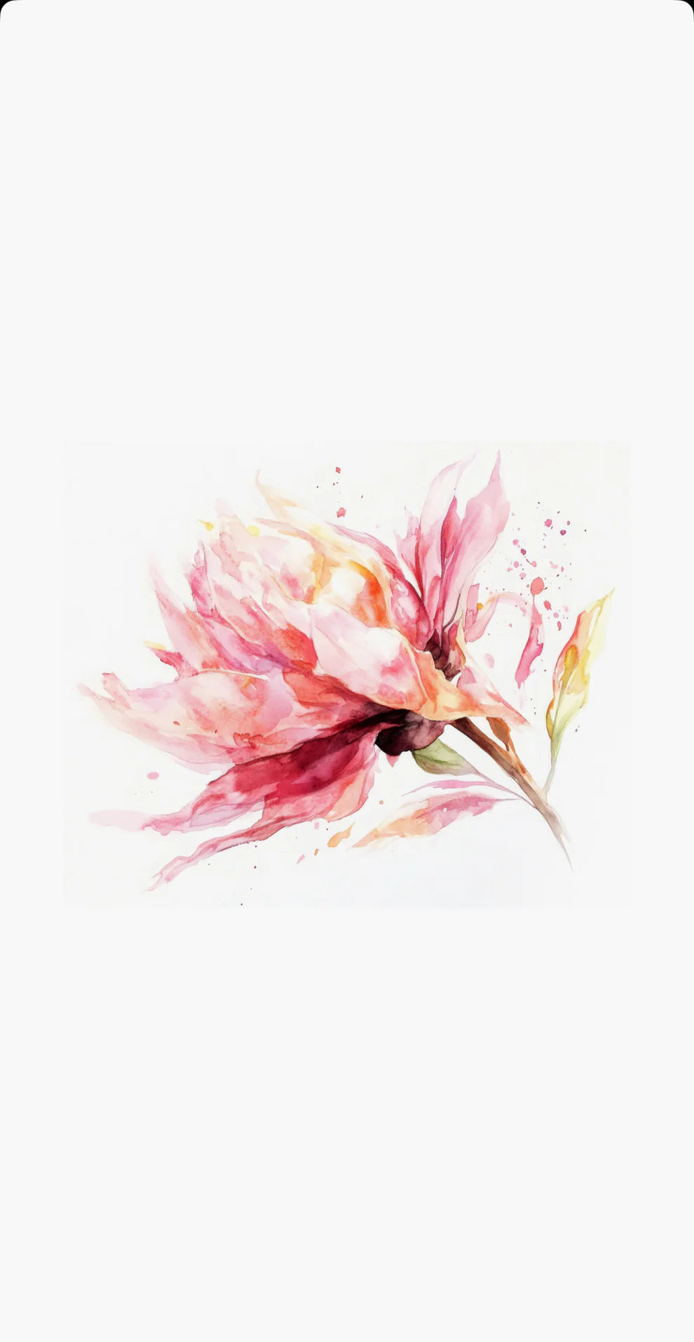 Brushstroke Flower - Guest / Cocktail Napkins