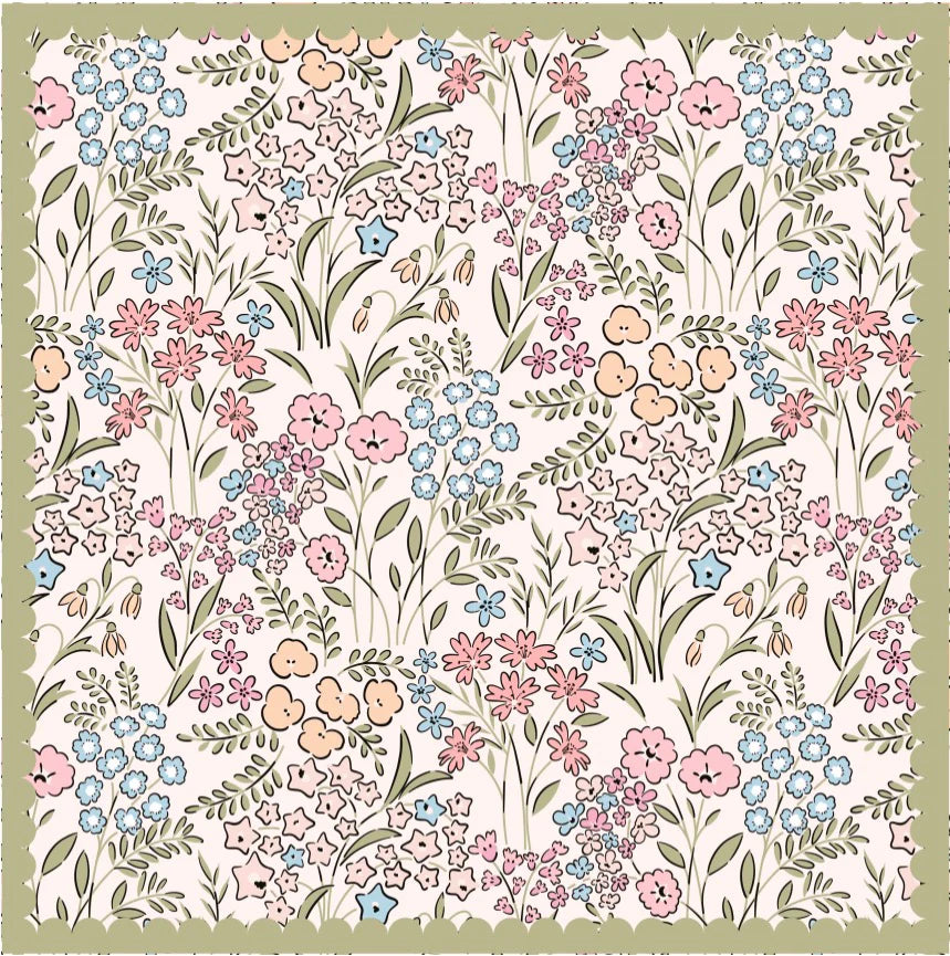 Ditsy Flower Pattern Placemat
