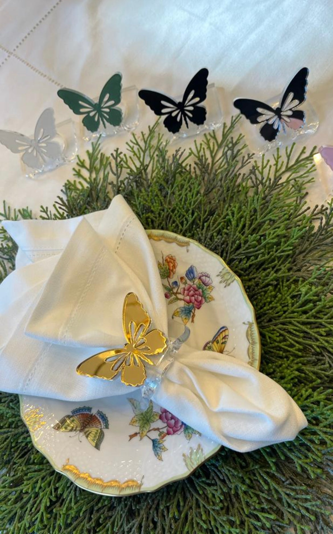 Butterfly Acrylic Napkin Ring