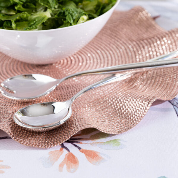 Novelty Serving Spoon & Spork Silver
