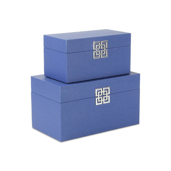 Navy Bubble Texture Storage Box