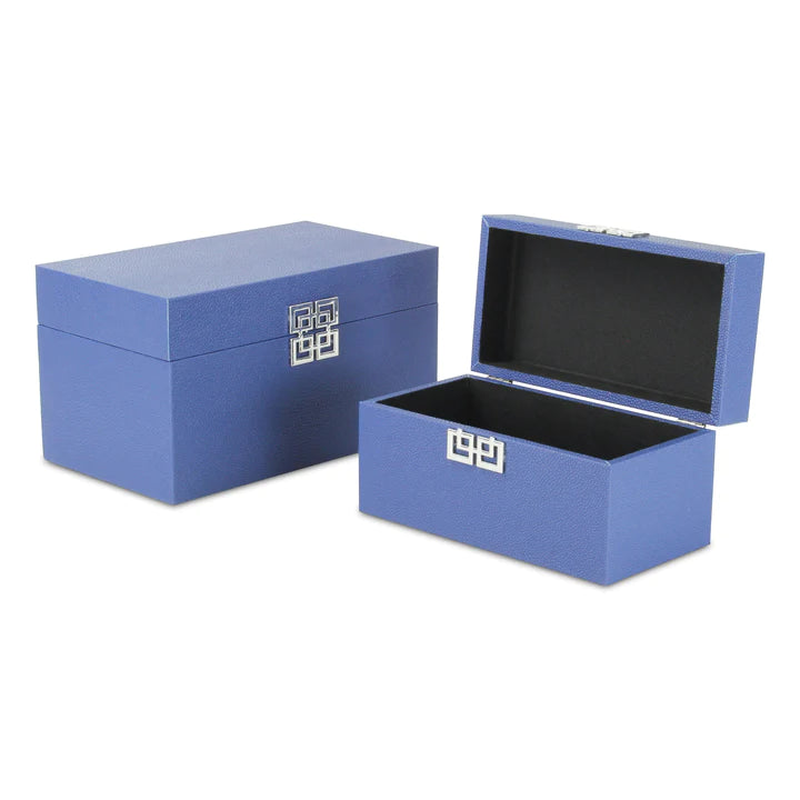 Navy Bubble Texture Storage Box