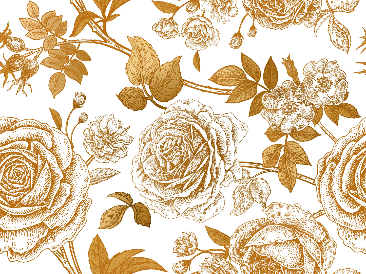 Table Cloth Rental , Gold Floral