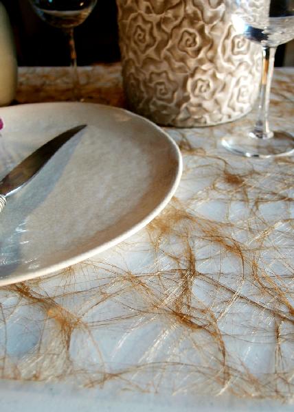 FiberWeb- Metallic Gold Runners