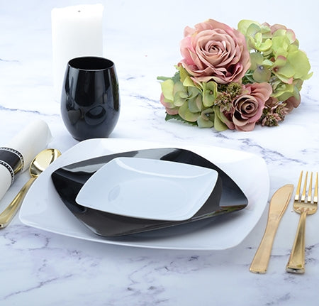 Stemless 12 Oz Black Goblet 6 Ct
