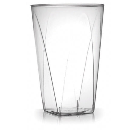 10 Oz Clear Square Bottom Tumbler