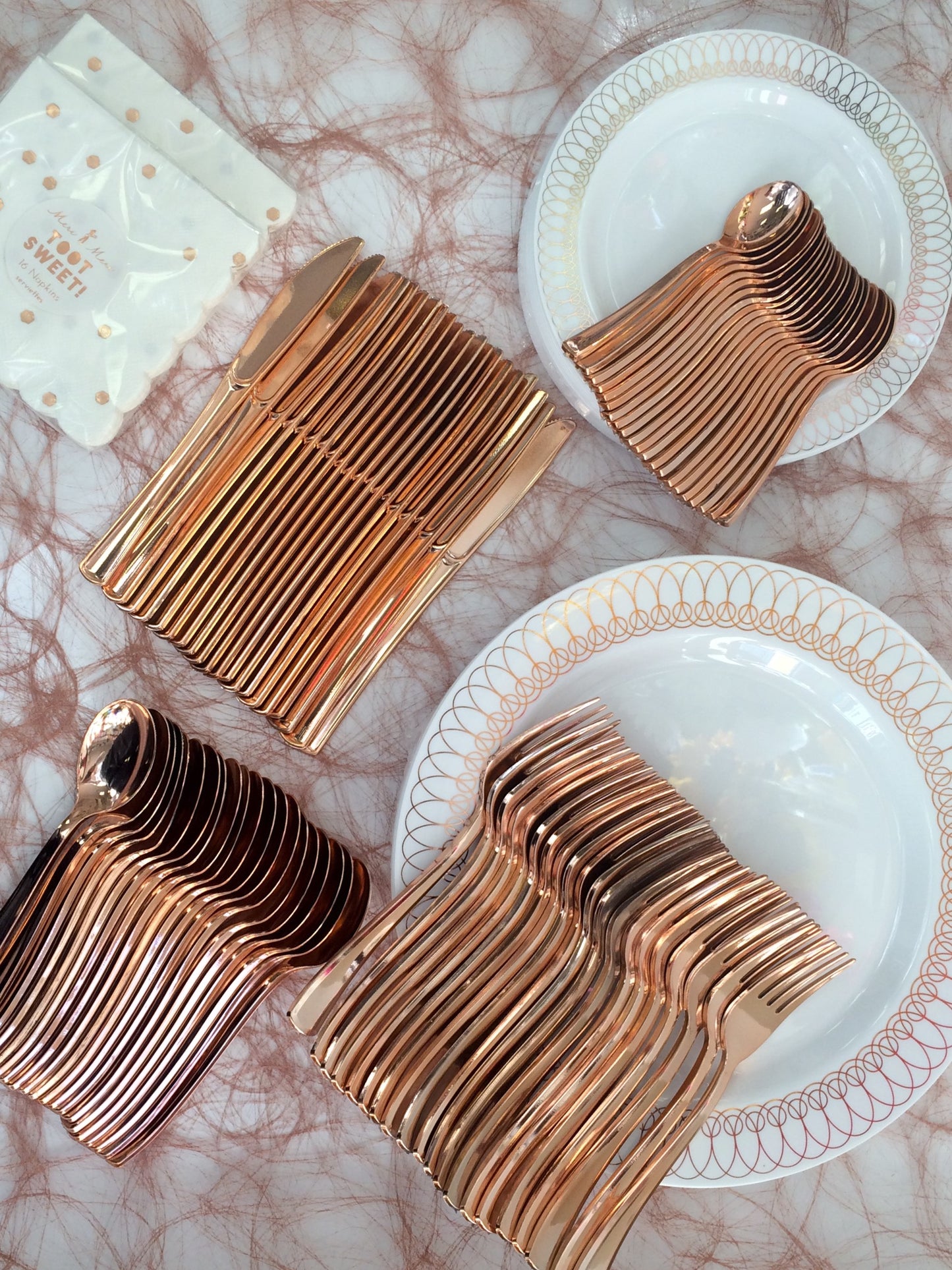 Rose Gold Cutlery , Spoons