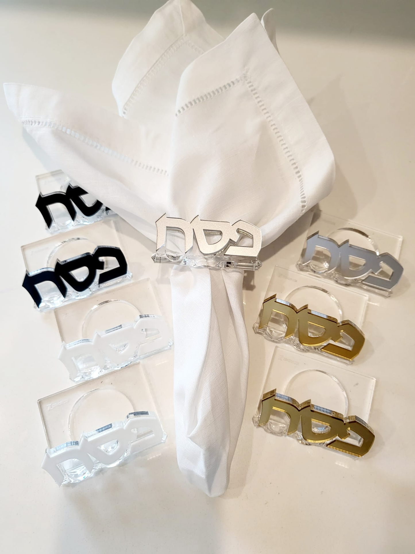 Pesach Acrylic Napkin Ring