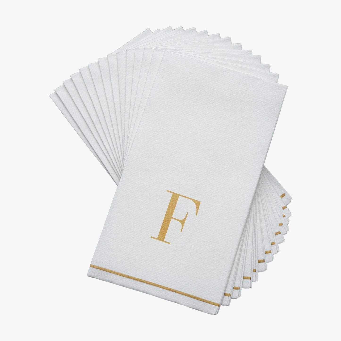A- Z Bodoni Script Single Initial Napkins