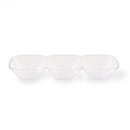 Mini Ware Clear Three Section Dish