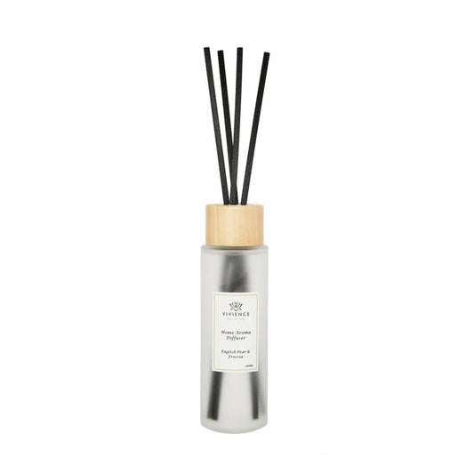 Vivience Round White Bottle Diffuser - "White Flower" Scent