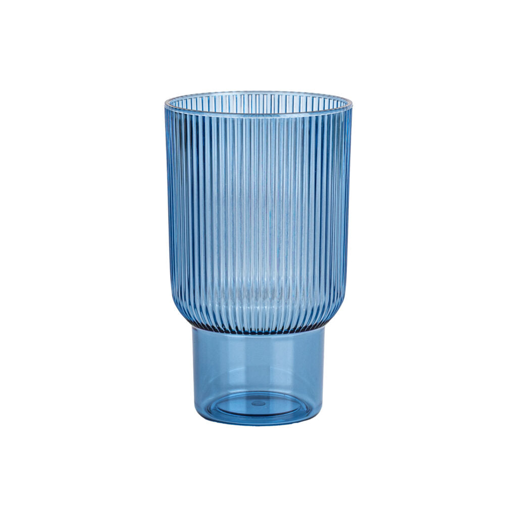 Ribbed White/Blue/Green/Pink  (6 Count)