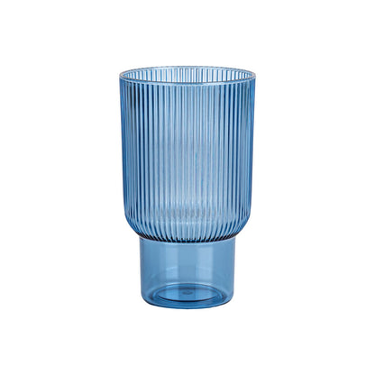 Ribbed White/Blue/Green/Pink  (6 Count)