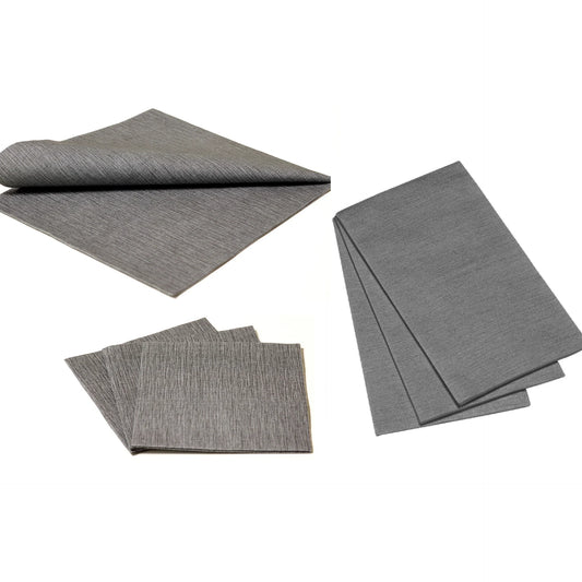 Deluxe Napkins - Dark Grey, 25pcs