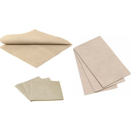 Deluxe Napkins - Taupe , 25pcs