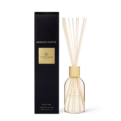 Glasshouse ARABIAN NIGHTS WHITE OUD 8.4 fl oz. Fragrance Diffuser