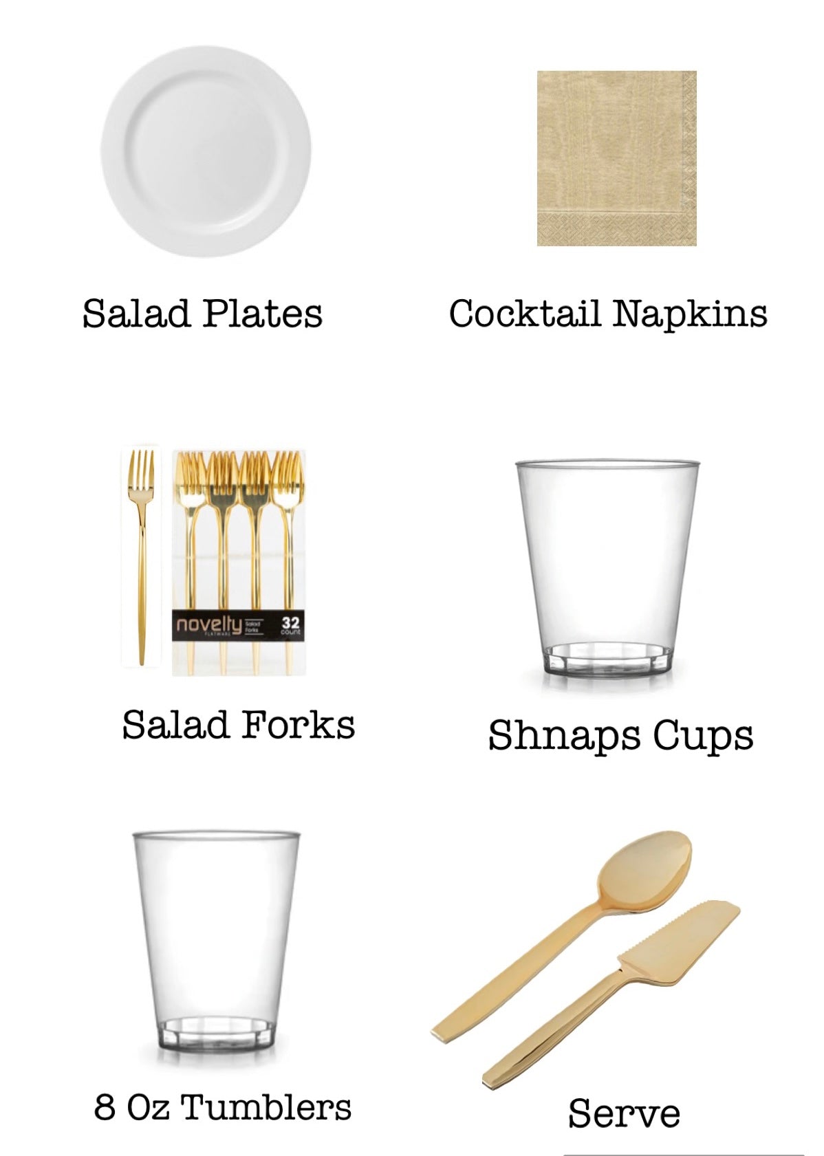 Buffet Basics / Party With Ease – bbPartyGoods