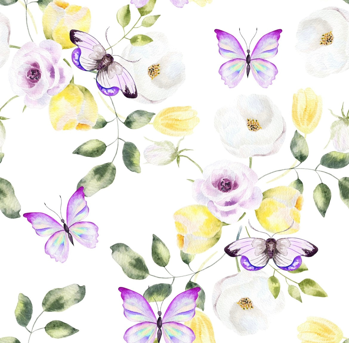 Lilac Butterfly   - Guest / Cocktail Napkins