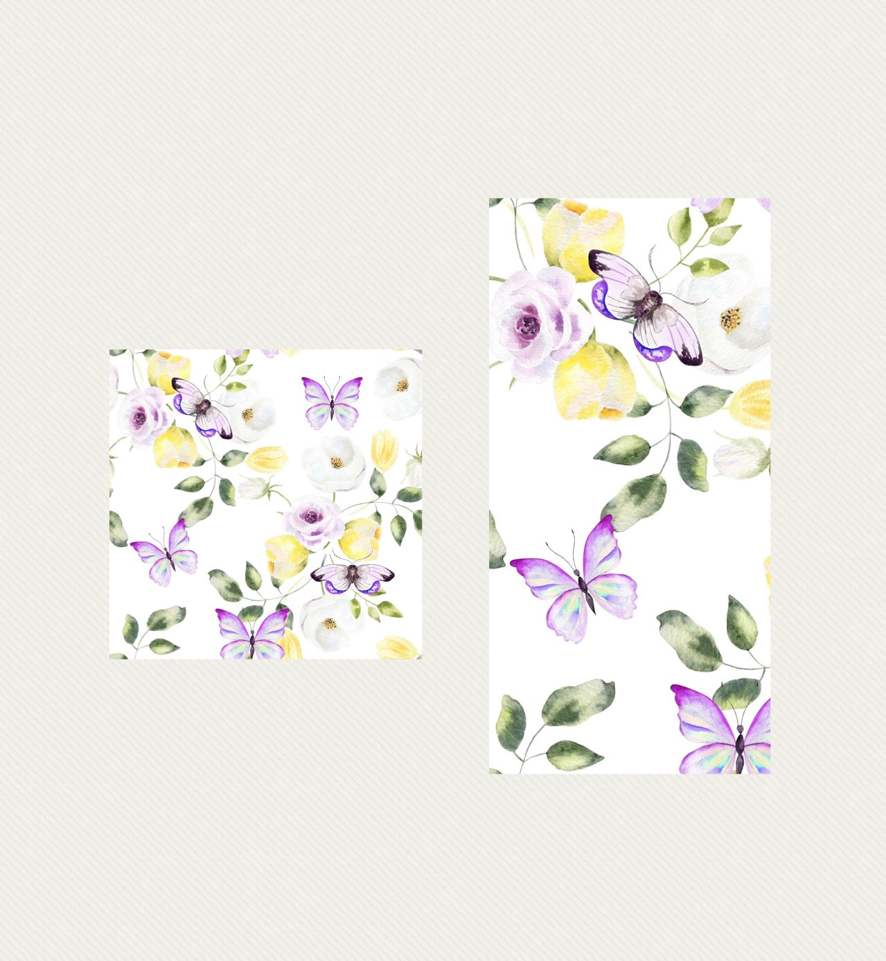 Lilac Butterfly   - Guest / Cocktail Napkins