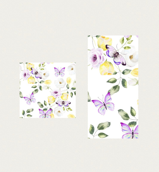 Lilac Butterfly   - Guest / Cocktail Napkins