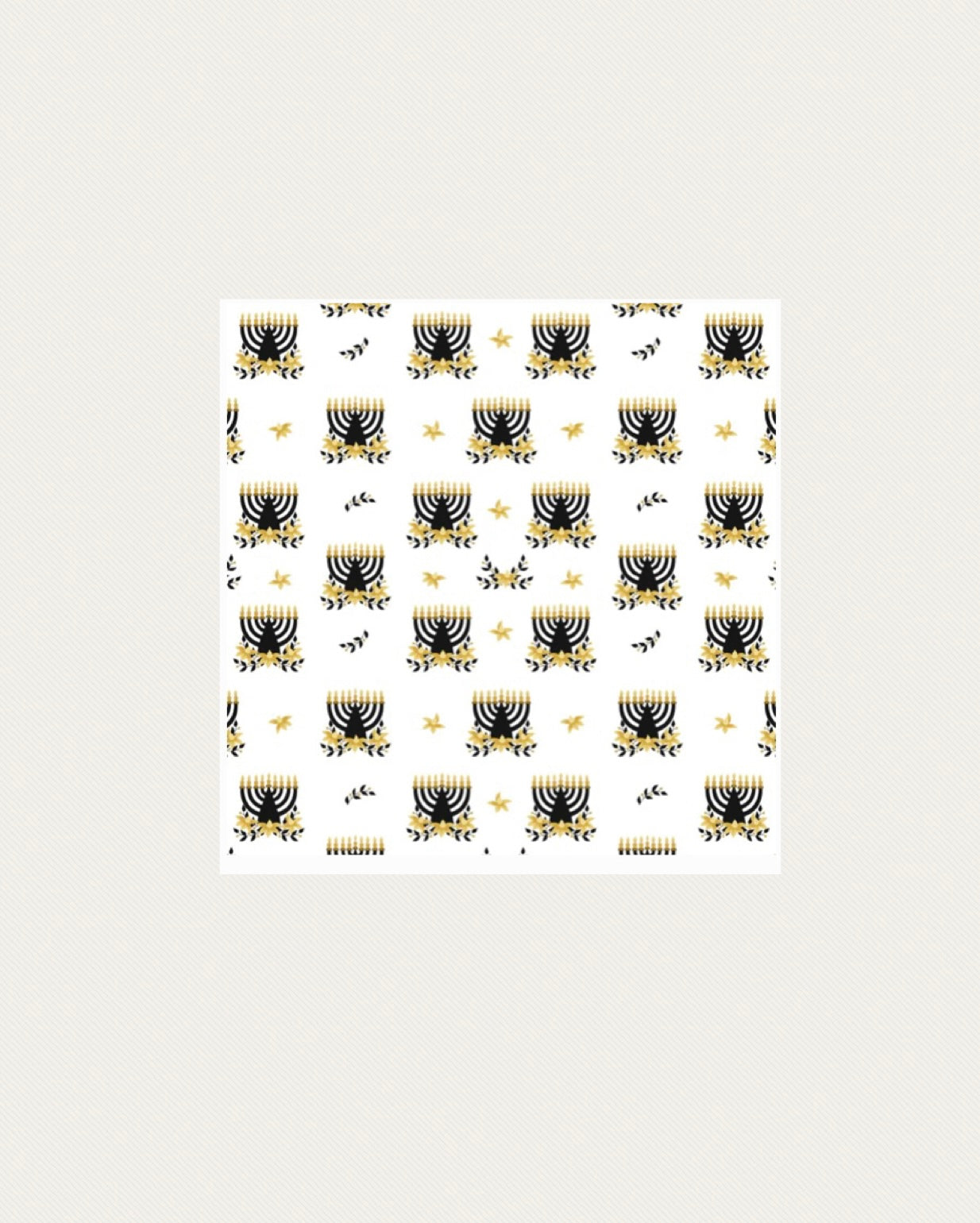 Chanuka Flowers , Guest Towel , Cocktail Napkin