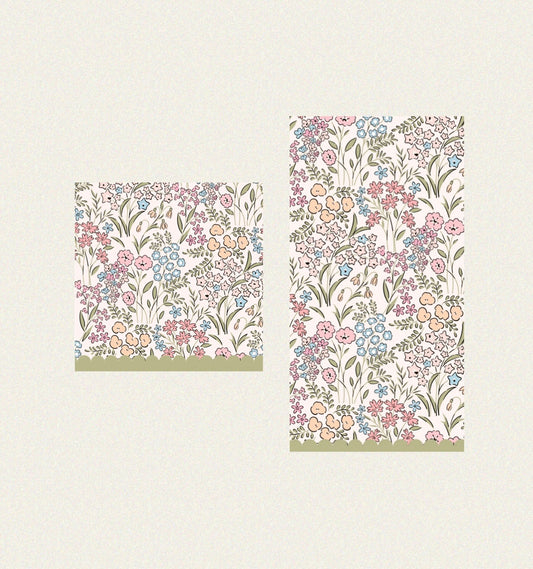 Ditsy Flower Pattern - Guest / Cocktail Napkins