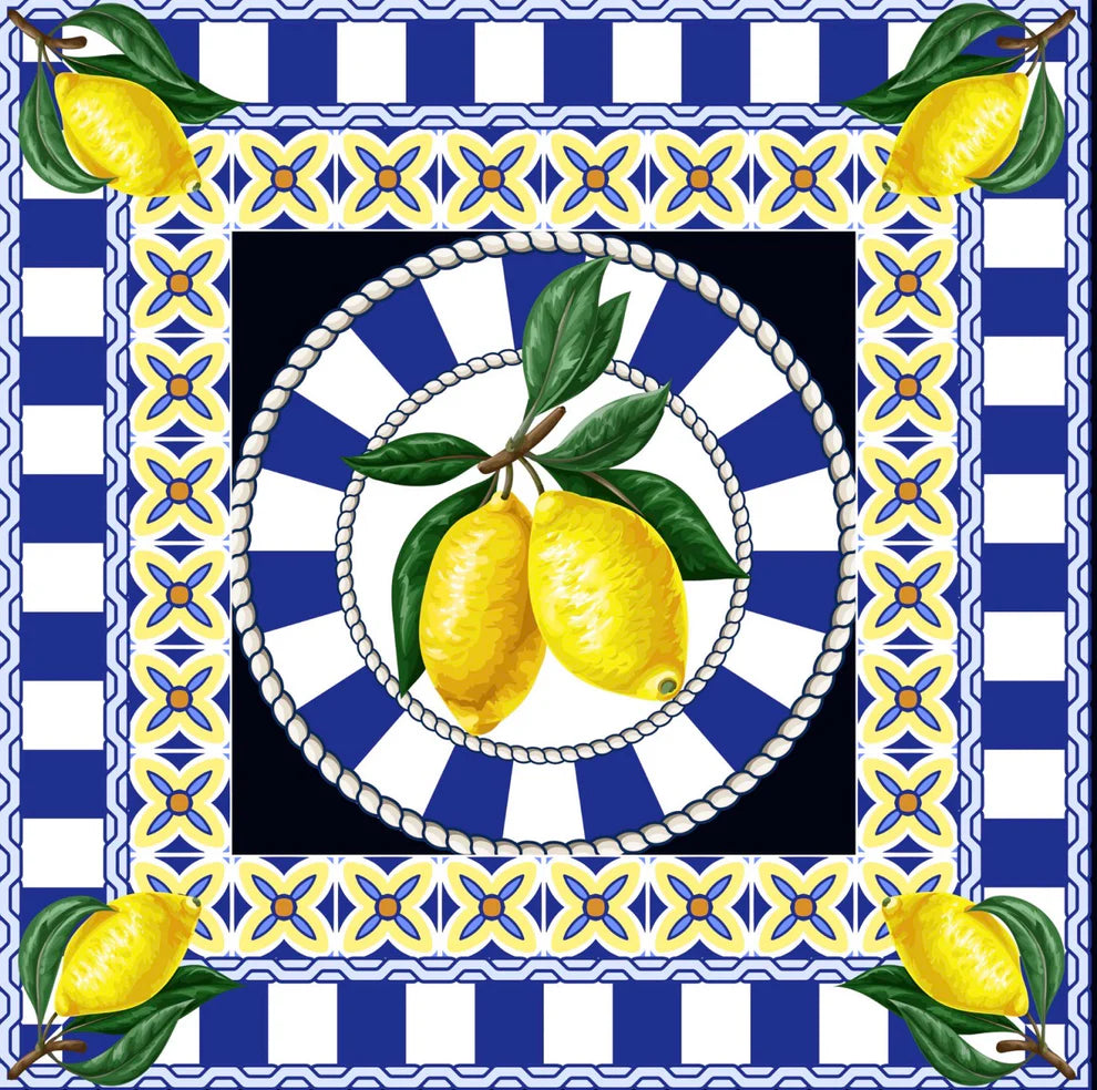 Venetian Lemons -  Guest / Cocktail Napkins