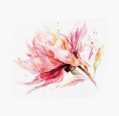 Brushstroke Flower - Guest / Cocktail Napkins