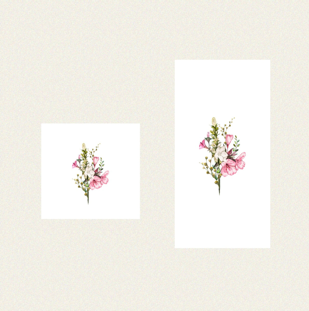 Summer Floral Blossom - Guest / Cocktail Napkins