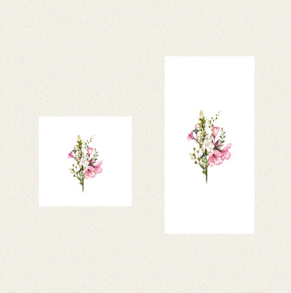Summer Floral Blossom - Guest / Cocktail Napkins