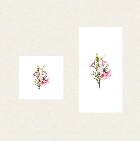 Summer Floral Blossom - Guest / Cocktail Napkins