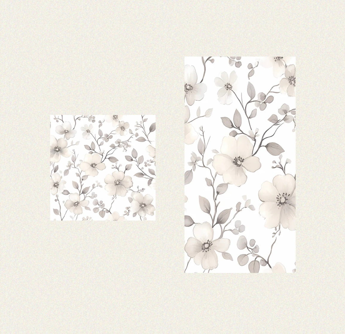 Watercolor Fall Flowers  - Guest / Cocktail Napkins