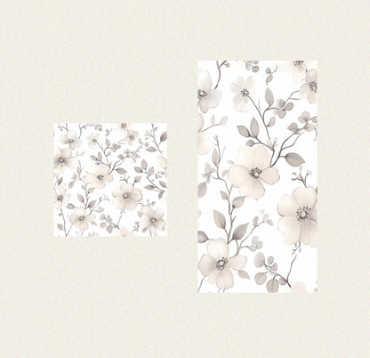 Watercolor Fall Flowers  - Guest / Cocktail Napkins