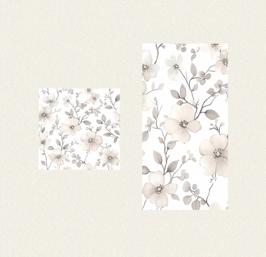 Watercolor Fall Flowers  - Guest / Cocktail Napkins