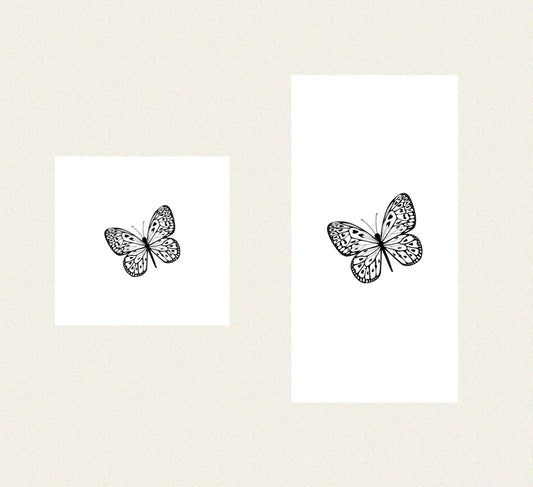 Black Butterfly  - Guest / Cocktail Napkins