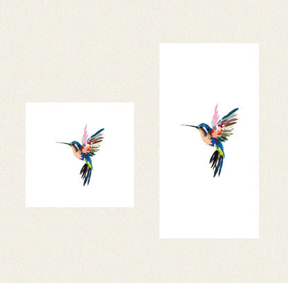 Color Splash Hummingbird - Guest / Cocktail Napkins