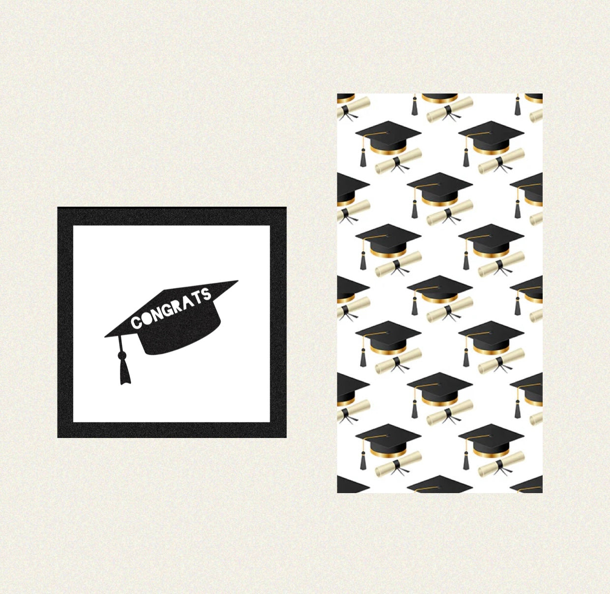 Graduation Hat And Diploma  Guest /  Congrats Grad Hat Cocktail Napkins