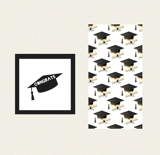 Graduation Hat And Diploma  Guest /  Congrats Grad Hat Cocktail Napkins
