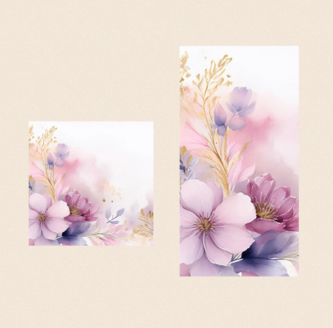 Elegant Spring Blossoms - Guest / Cocktail Napkins