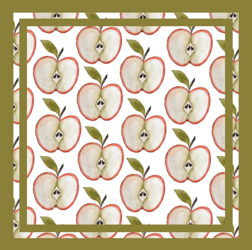 Rosh Hashanah Apple Halves   - Guest / Cocktail Napkins