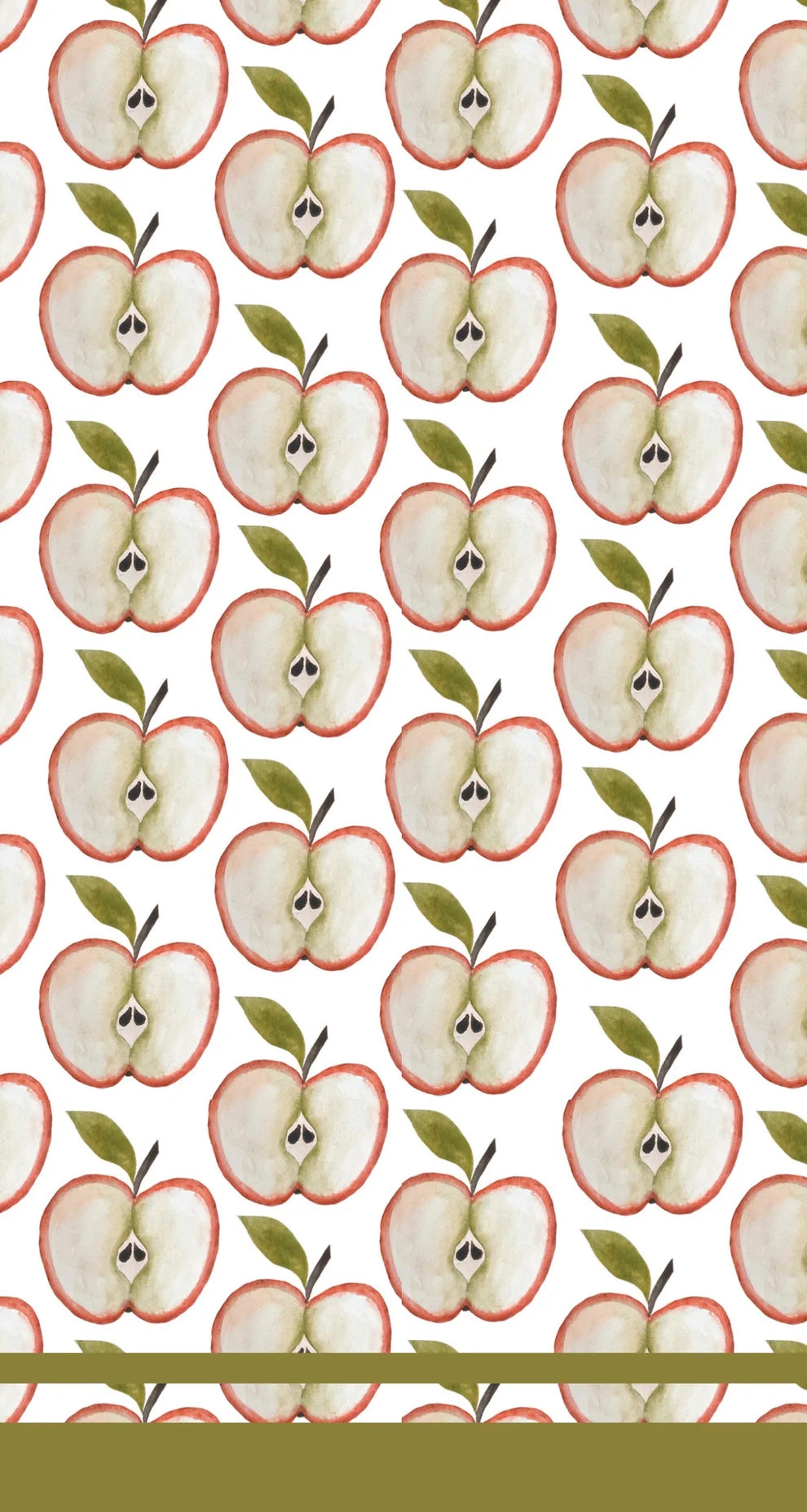 Rosh Hashanah Apple Halves   - Guest / Cocktail Napkins
