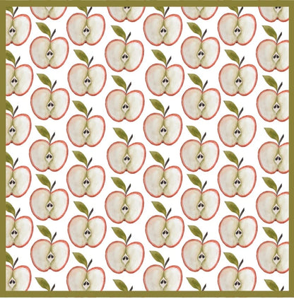 Rosh Hashanah Apple Halves   - Guest / Cocktail Napkins