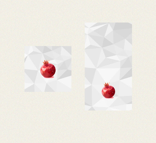 Rosh Hashanah Pixelated Pomegranate  - Guest / Cocktail Napkins