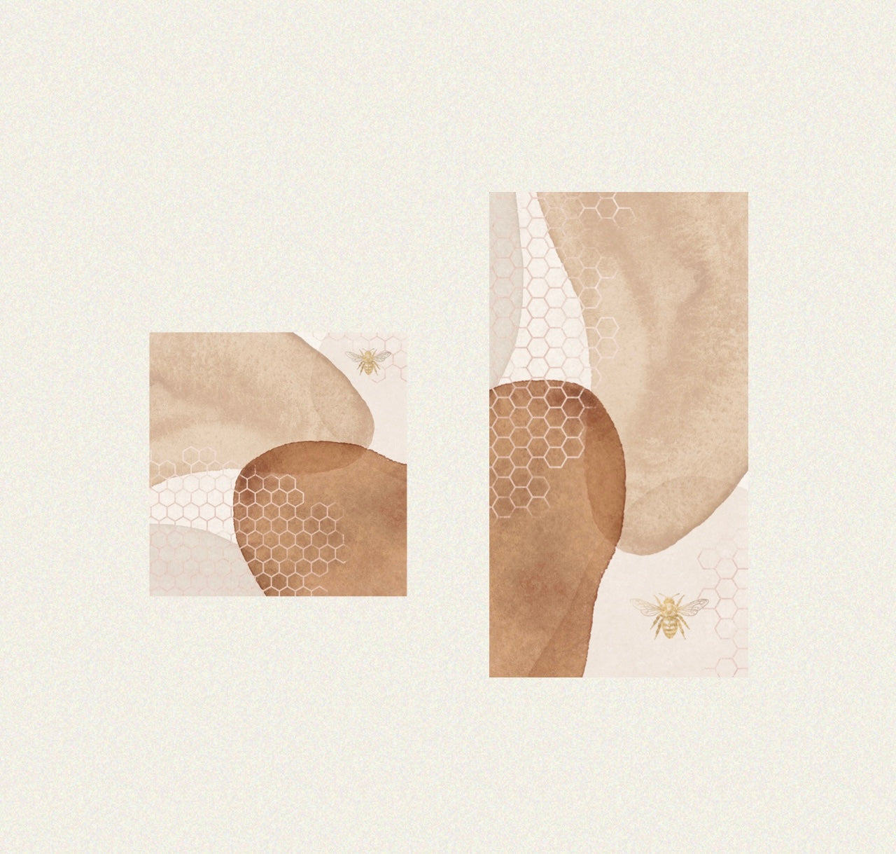 Rosh Hashanah Cognac Honeycomb  - Guest / Cocktail Napkins