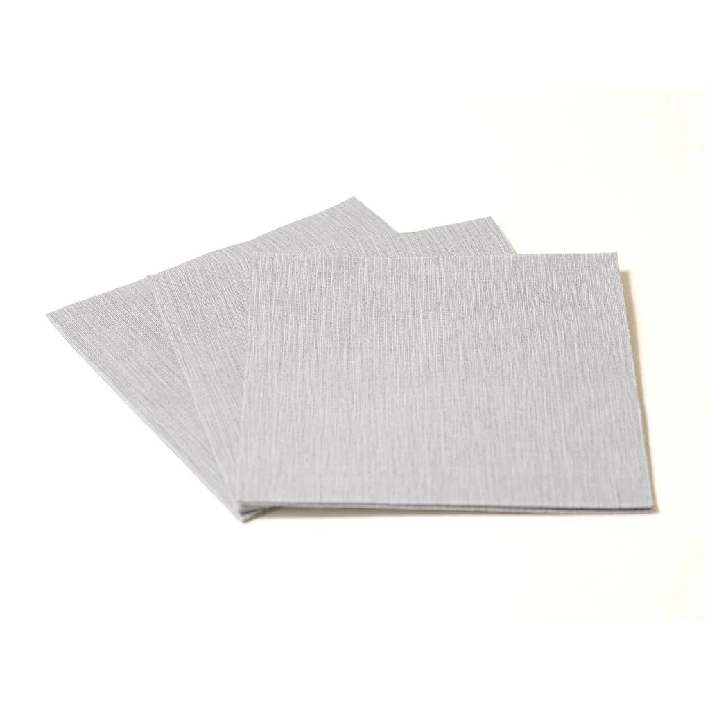 Deluxe Napkins -Silver Grey  , 25pcs