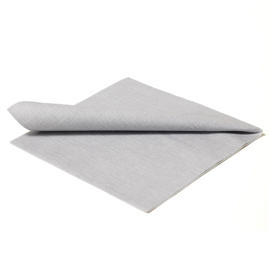 Deluxe Napkins -Silver Grey  , 25pcs